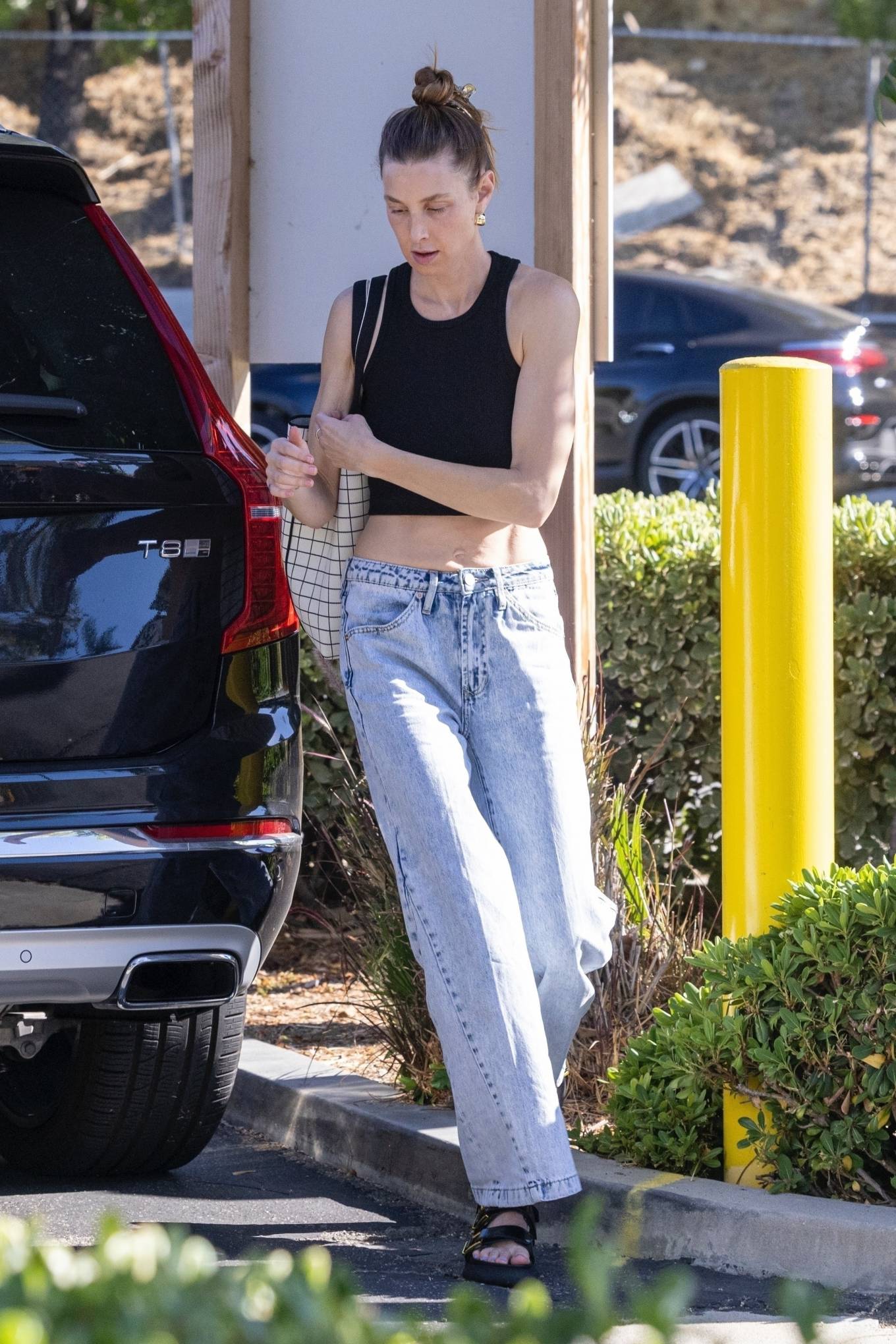 Whitney Port - Takes her son Sonny to Karate class in Studio City