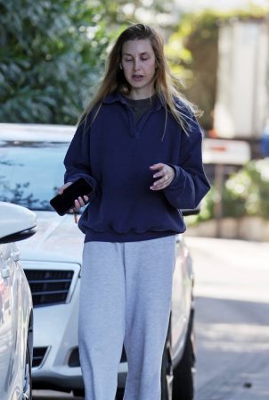 Whitney Port - Talks on her cell phone in Los Angeles