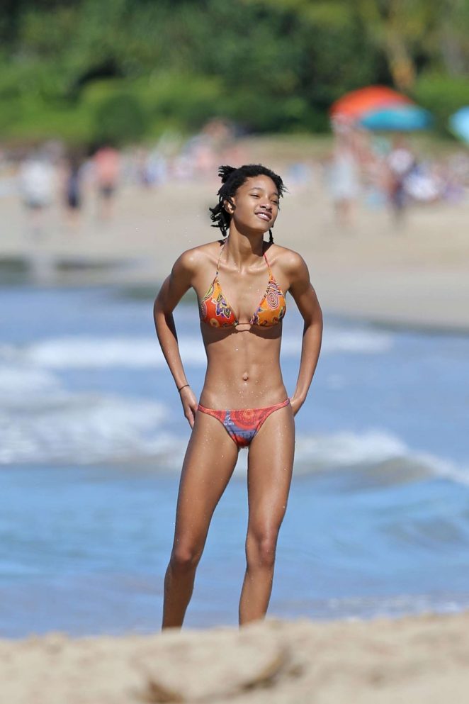 Willow Smith in Bikini at a Beach in Hawaii