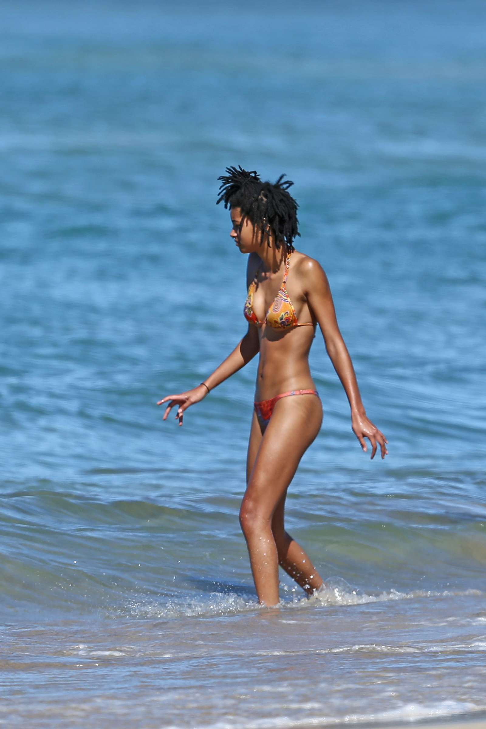 Willow Smith in Bikini at a Beach in Hawaii. 