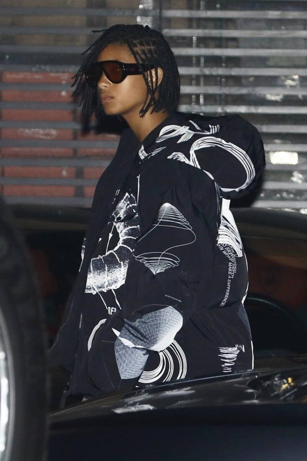 Willow Smith - Seen after a dinner date at Nobu in Malibu