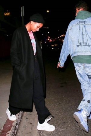 Willow Smith - Seen leaving an event with her boyfriend in West Hollywood