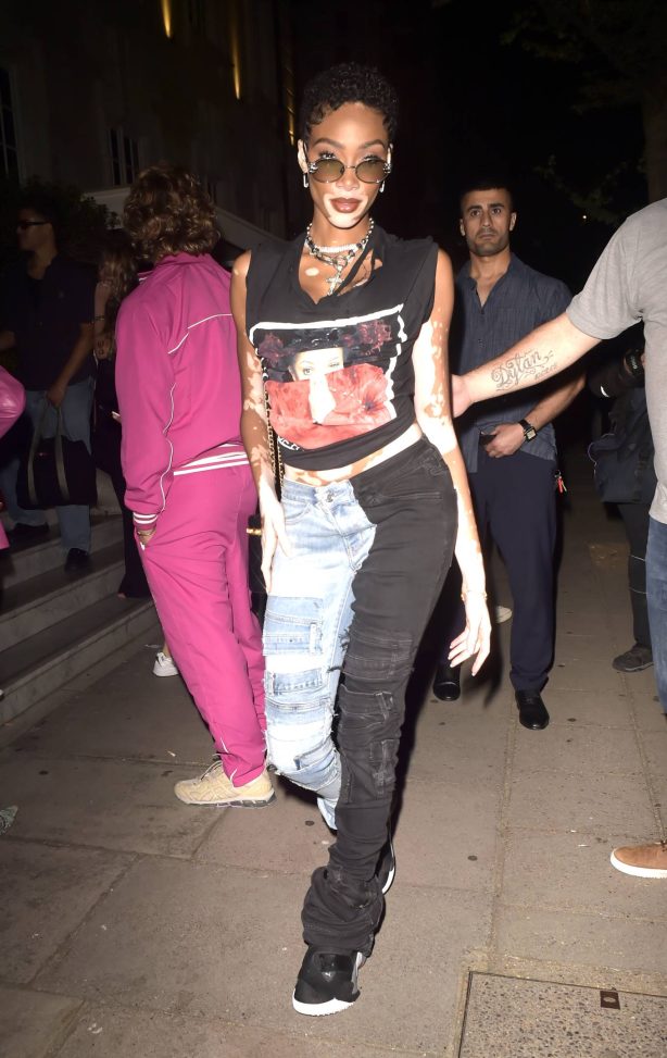 Winnie Harlow - Seen at Face LFW Party at The Twenty Two Mayfair - London