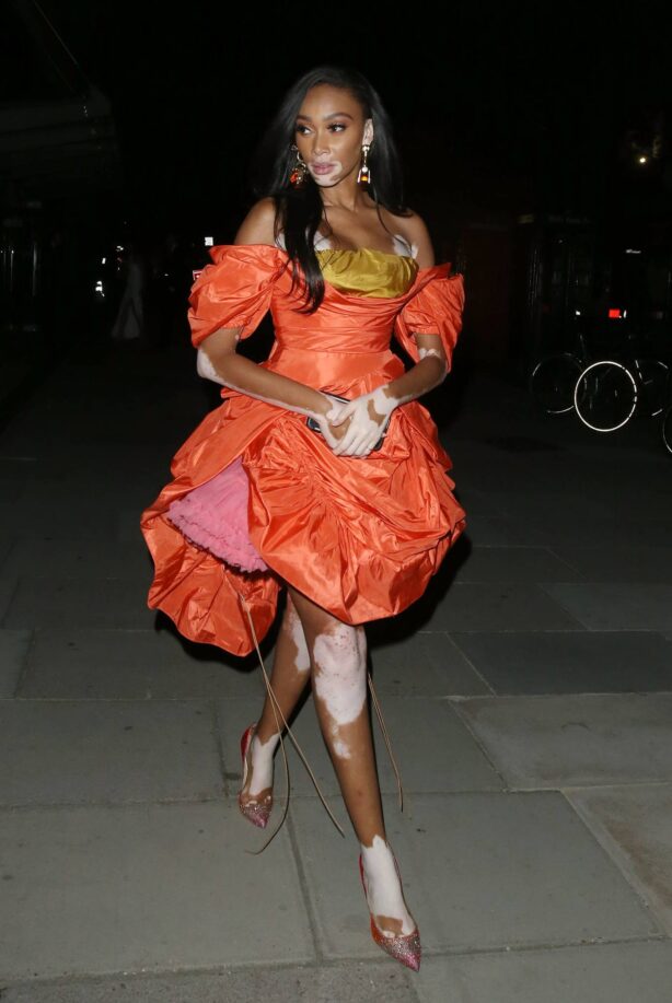 Winnie Harlow - Seen at the GQ Awards After Party at 180 Strand in London