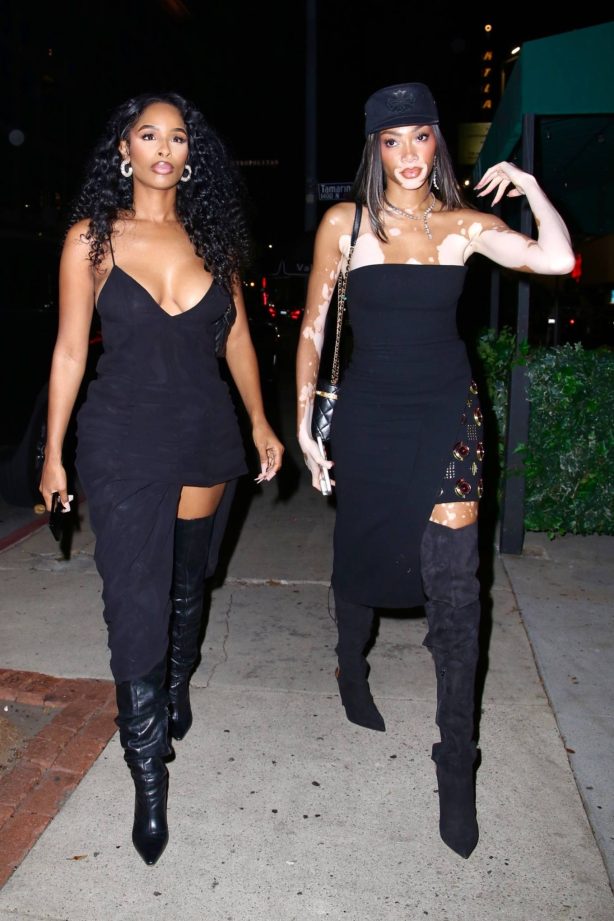 Winnie Harlow - Steps out to party in Hollywood