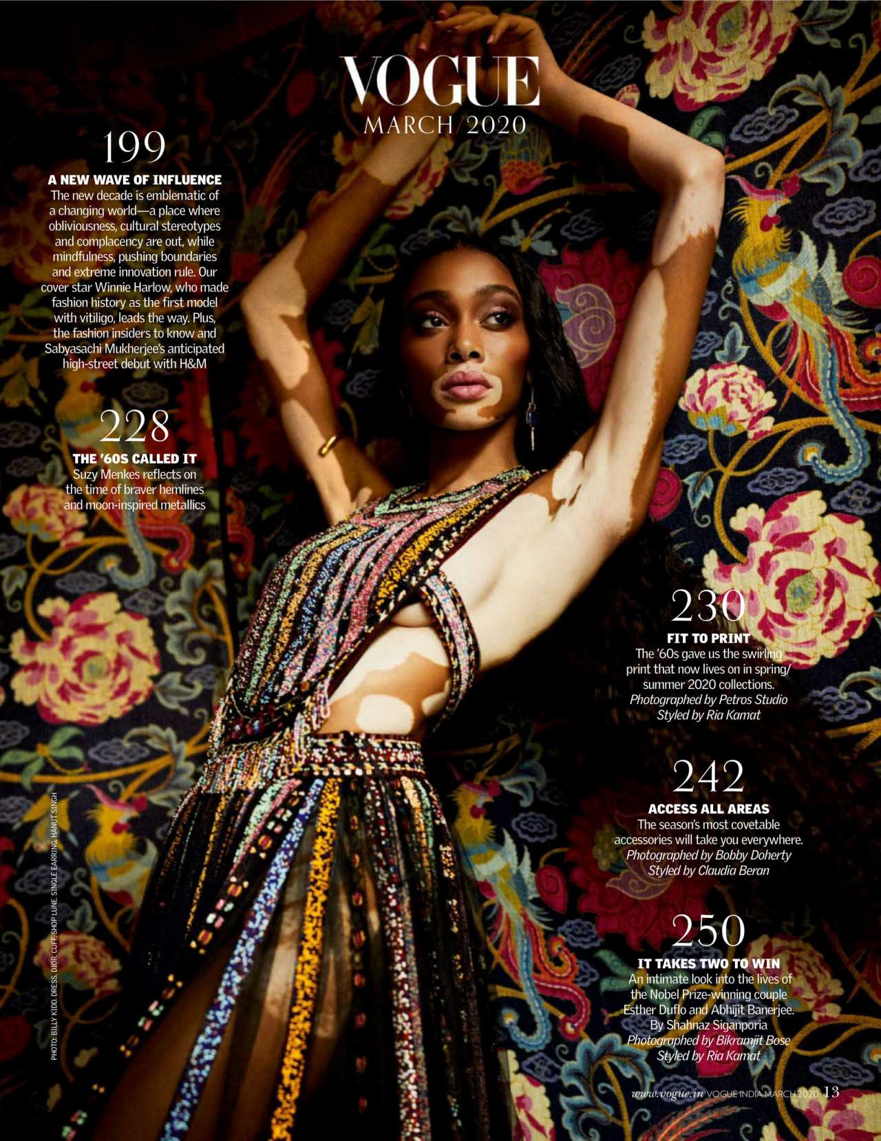Winnie Harlow - Vogue Magazine India - March 2020-08 | GotCeleb