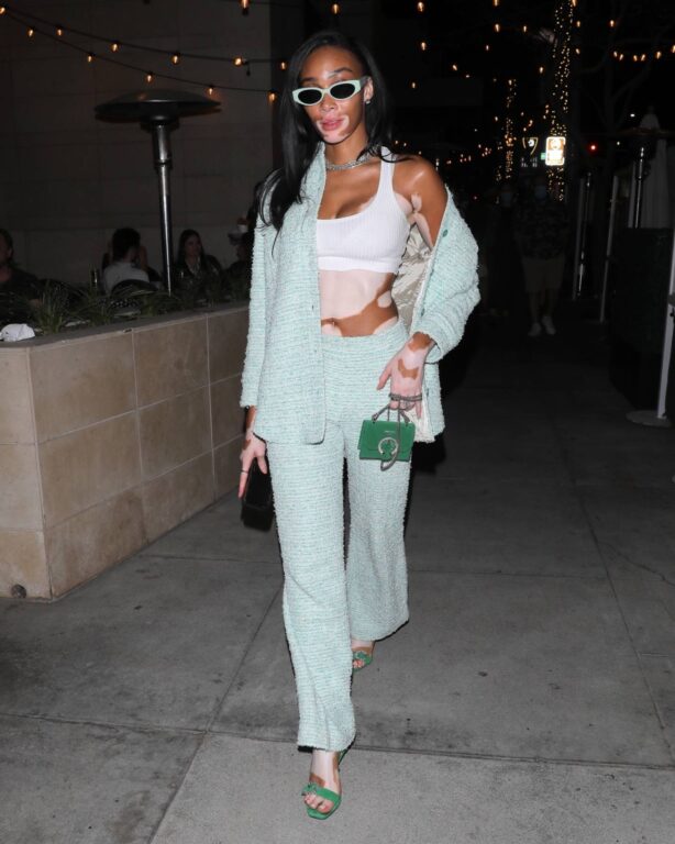 Winnie Harlow - With a mystery man in Beverly Hills