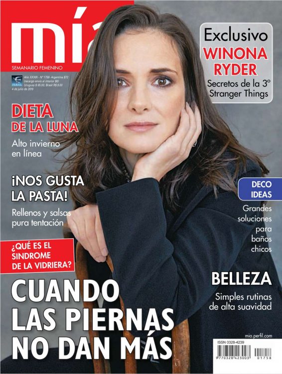 Winona Ryder - Mia Argentina Magazine (July 2019)