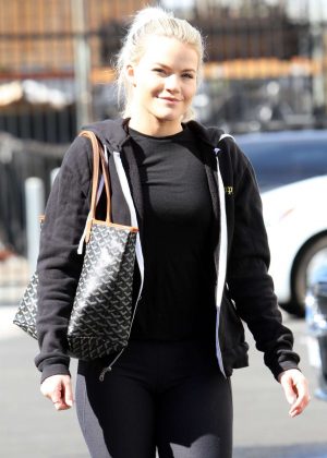 Witney Carson - Arrives at DWTS studio in LA