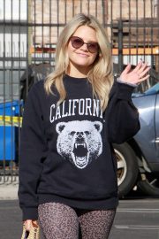 Witney Carson - Arriving at the DWTS dance studio in Los Angeles