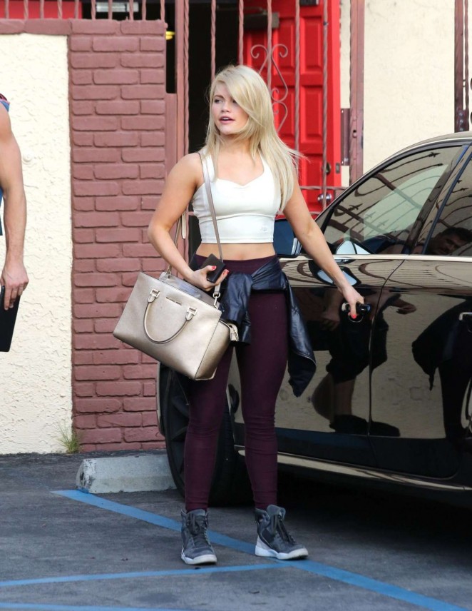 Witney Carson - DWTS rehearsal in Hollywood