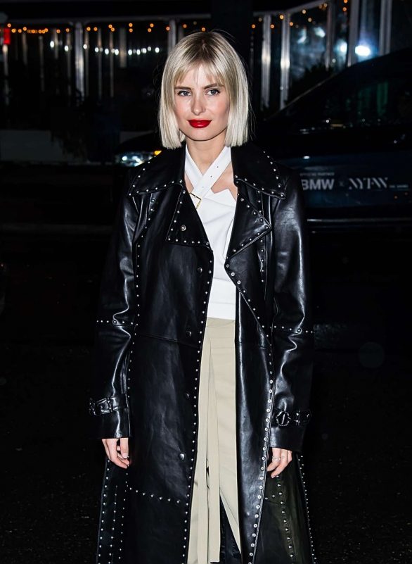 Xenia Adonts at Helmut Lang Presentation and Libertine Fashion Show in NY