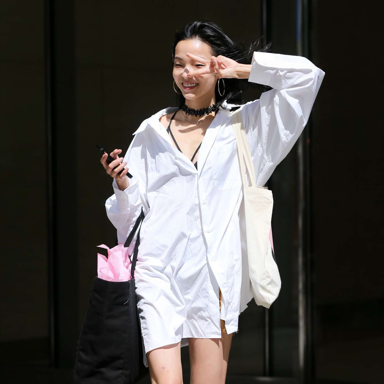 Xiao Wen Ju: Arriving at Victorias Secret Fitting -09 | GotCeleb