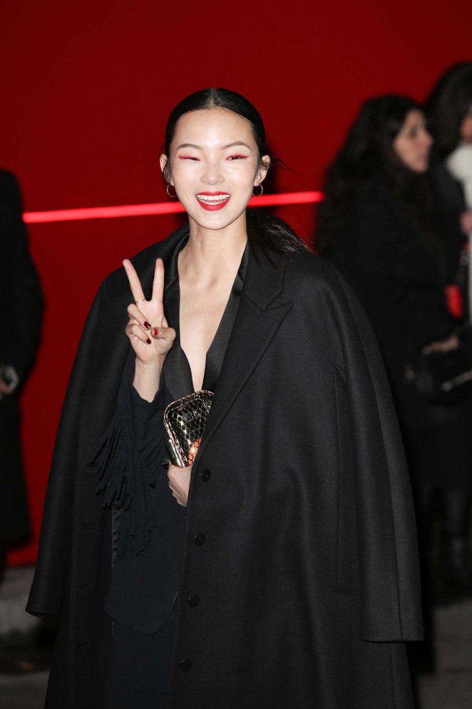 Xiao Wen Ju - Attends at L'Oreal Red Obsession Party 2016 in Paris