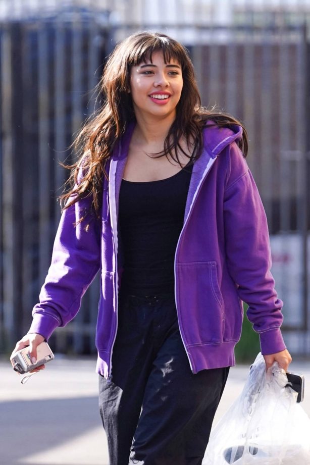 Xochitl Gomez - Outside of practice for DWTS in Los Angeles