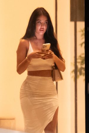 Yazmin Oukhellou - On her Night out in Marbella
