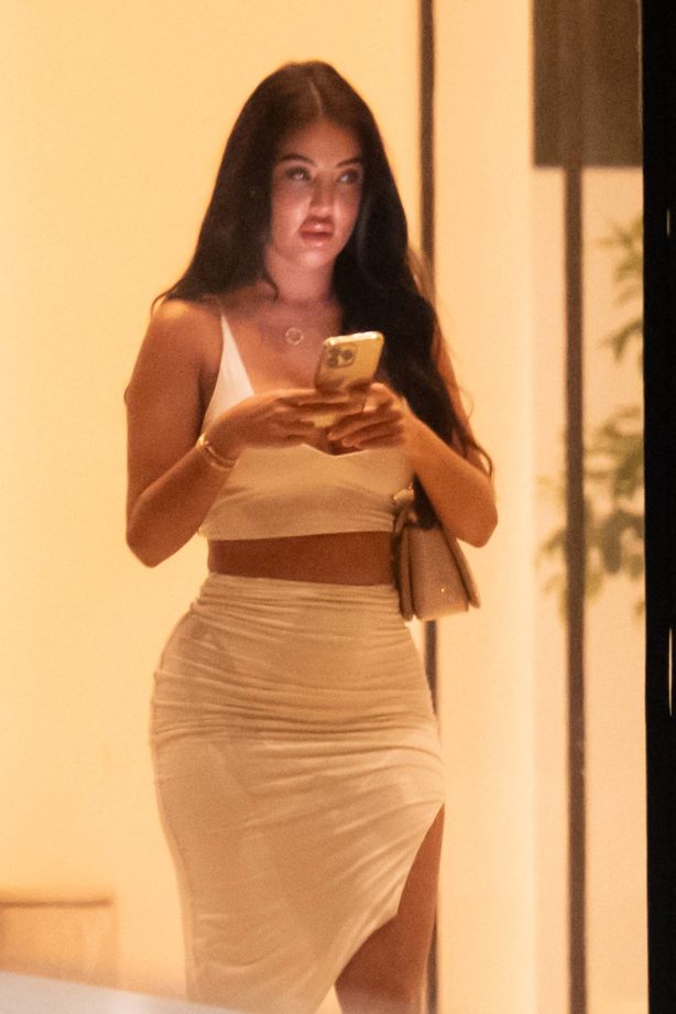 Yazmin Oukhellou - On her Night out in Marbella
