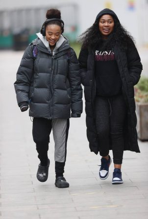 Yinka Bokinni and Shayna Marie - Out in London