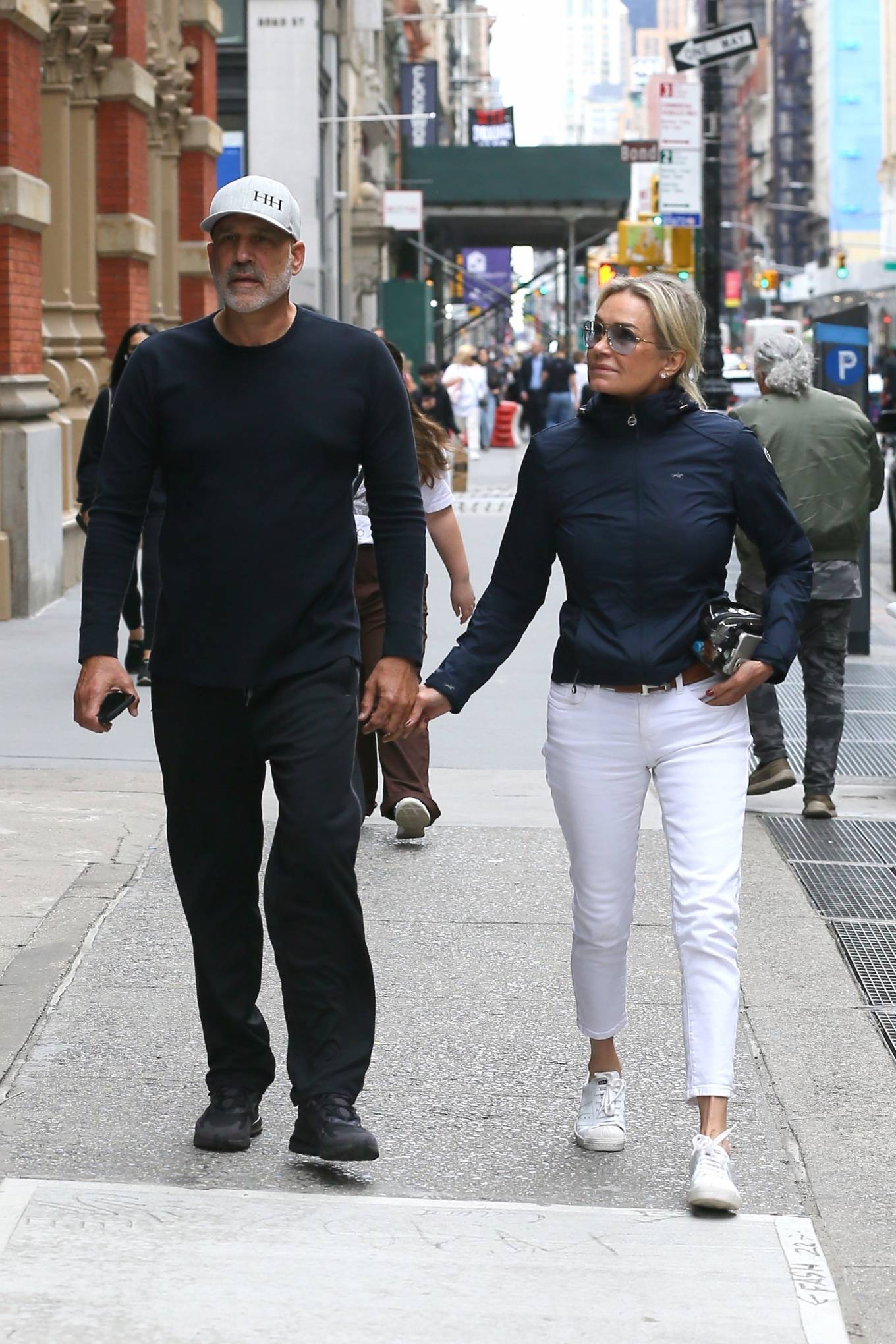 Yolanda Hadid 2022 : Yolanda Hadid – On a walk through SoHo – New York-04