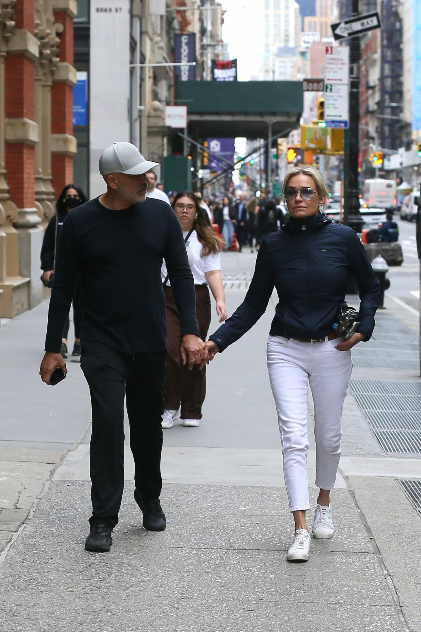 Yolanda Hadid 2022 : Yolanda Hadid – On a walk through SoHo – New York-10