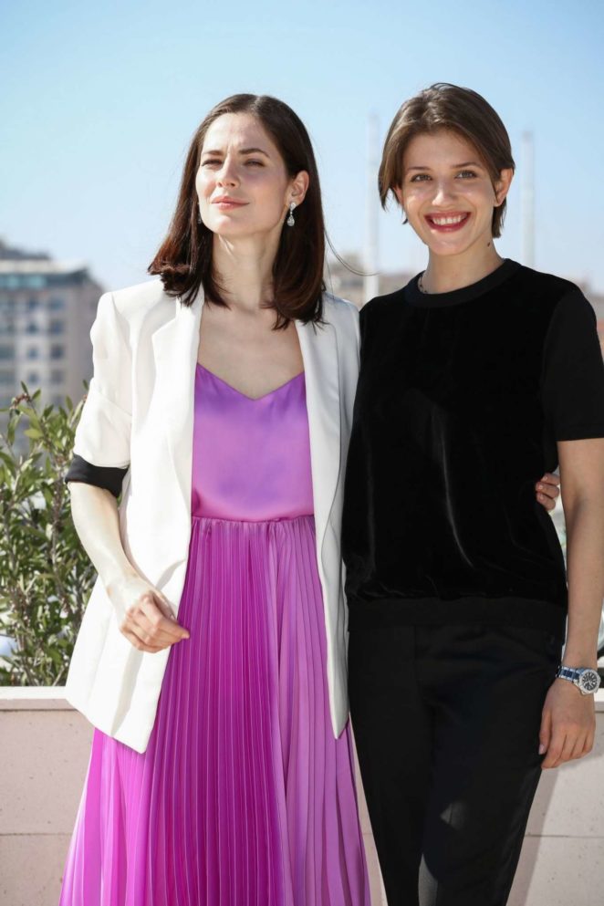 Yuliya Snigir and Anna Chipovskaya - 'The Road To Calvary' Photocall at 2017 Mipcom in Cannes