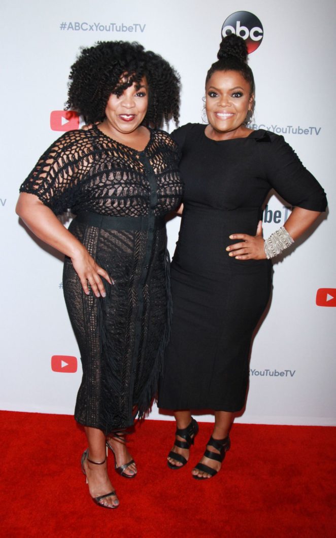 Yvette Nicole Brown and Kimberly Hebert Gregory – YouTube TV and ABC Tuesday Block Party in NYC