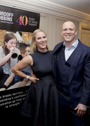 Zara Phillips - Nordoff Robbins Six Nations Championship Rugby Dinner in London