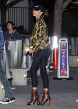 Zendaya - Arrives at Kobe Bryant's final game with the LA Lakers in Los Angeles