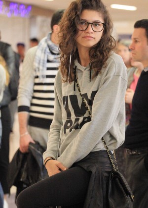 Zendaya Arriving at LAX airport in Los Angeles