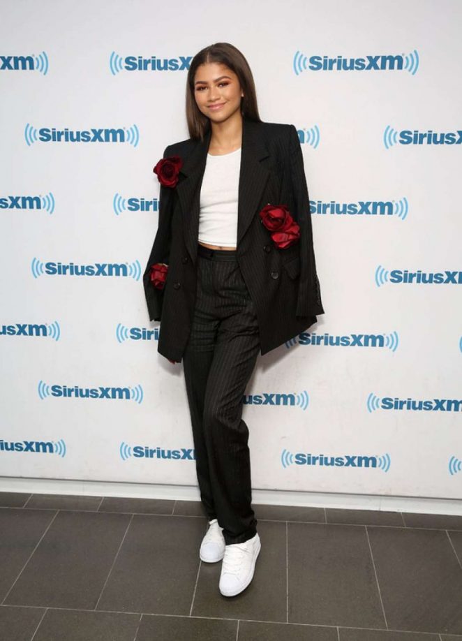 Zendaya at the SiriusXM studios in New York