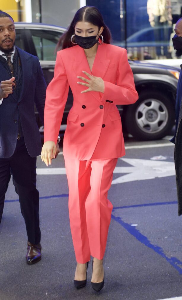 Zendaya Coleman - Arriving at Good Morning America in New York