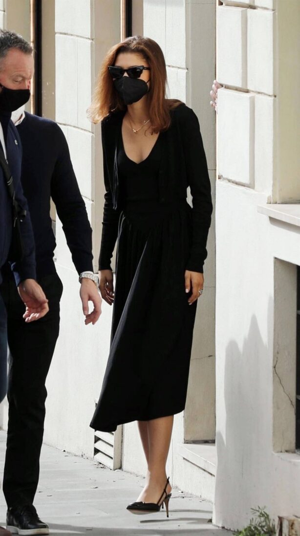 Zendaya Coleman - Arriving back at her hotel in Rome