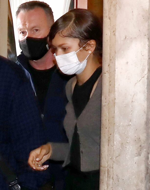 Zendaya Coleman - Spotted leaving the Hotel Locarno in Rome