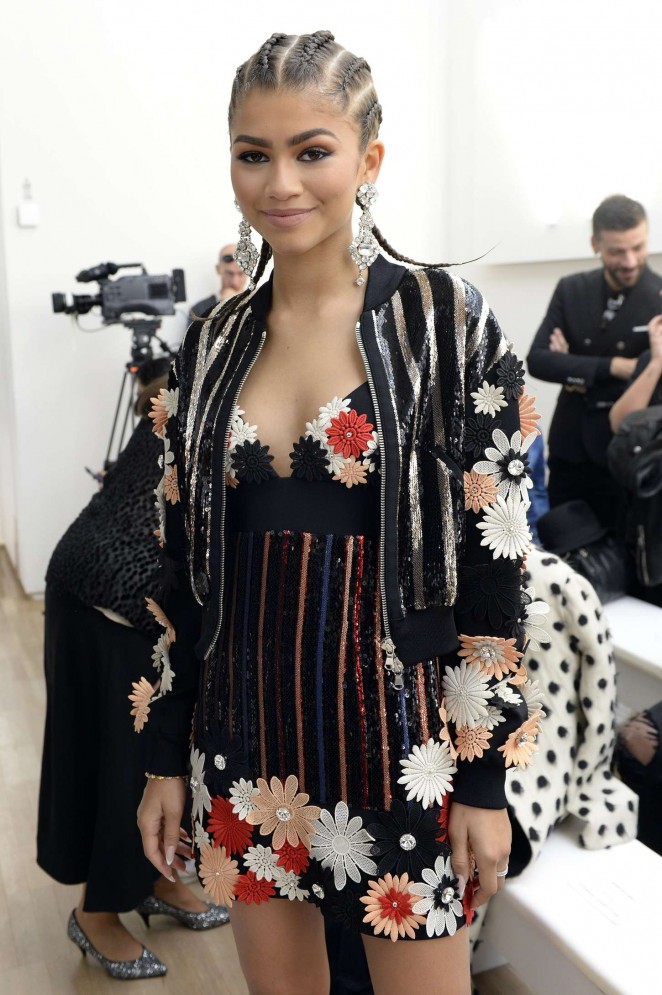 Zendaya - Emanuel Ungaro Fashion Show in Paris
