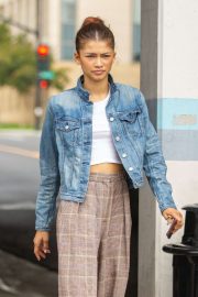 Zendaya - Has lunch with her brother Austin at the Granville Restaurant in Burbank
