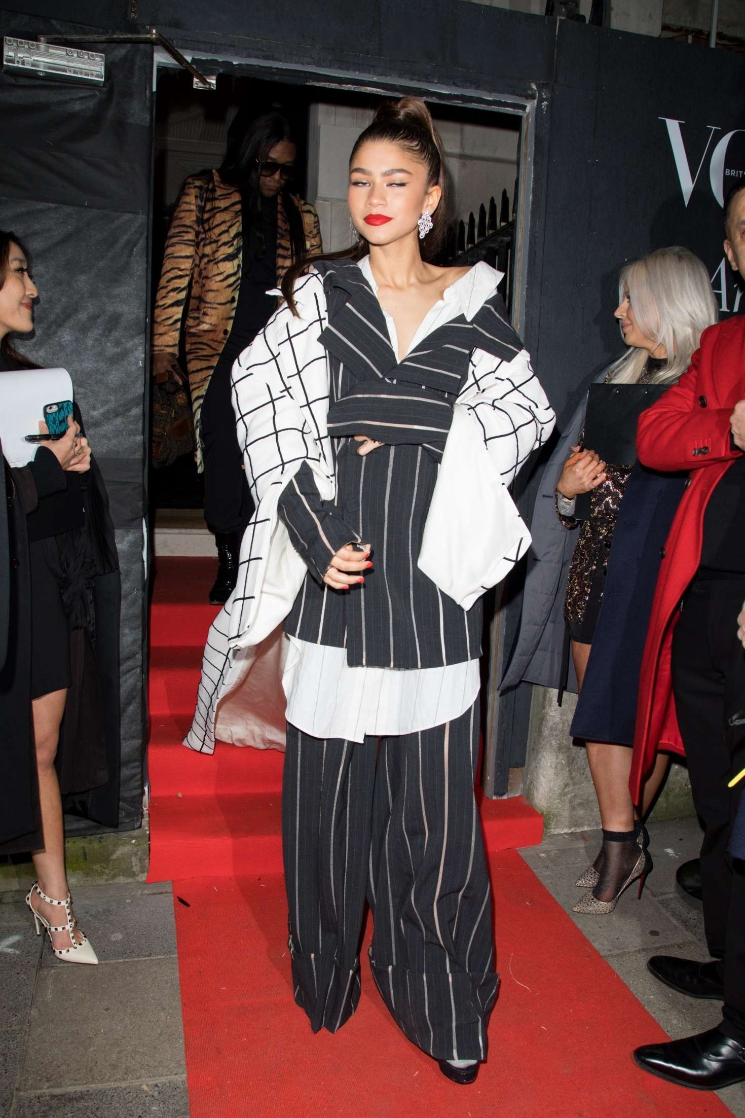 Zendaya: Leaving British Vogue Fashion and Film Party 2018 -02 | GotCeleb