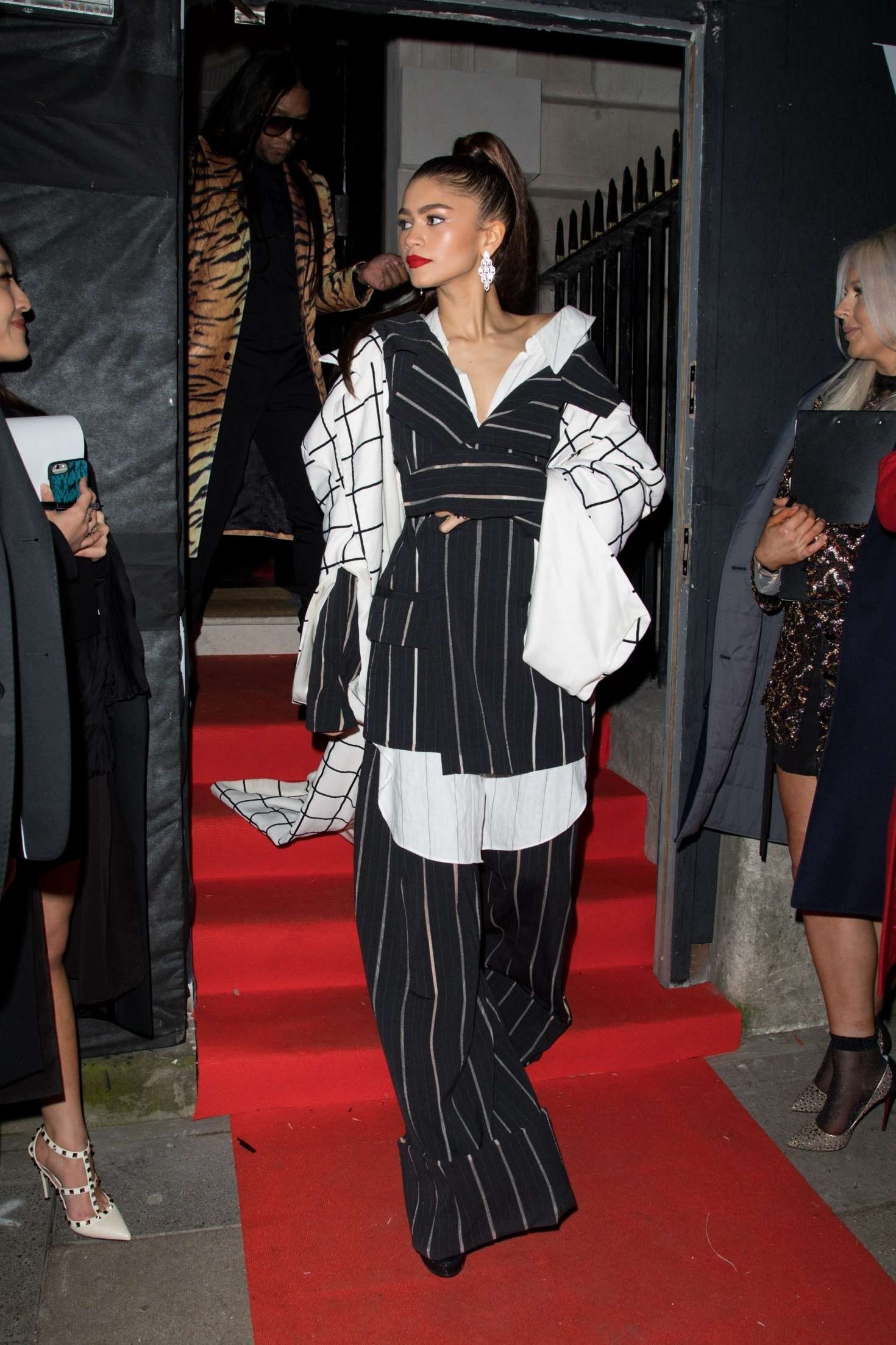 Zendaya: Leaving British Vogue Fashion and Film Party 2018 -08 | GotCeleb