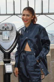 Zendaya - Lights the Empire State Building in NYC