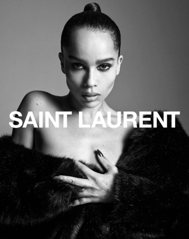 Zoë Kravitz - Saint Laurent Fall 2022
