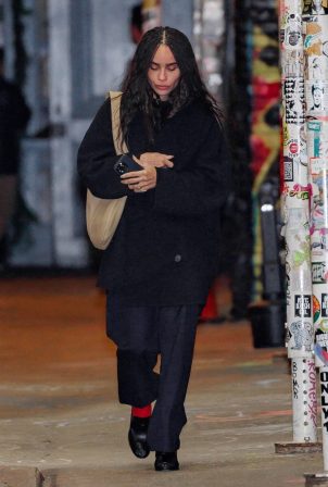 Zoe Kravitz - Leaving Taylor Swift's birthday party at The Box in New York