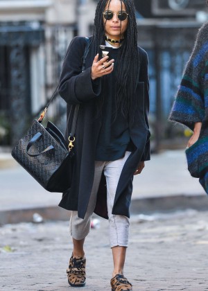 Zoe Kravitz - Out and about in NYC