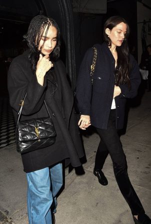 Zoe Kravitz - With Riley Keough Pictured at Craig's