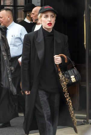 Zoe Lister-Jones - Is pictured stepping out in New York