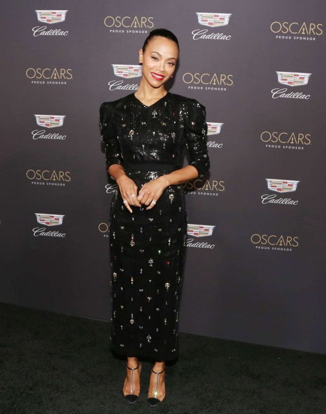 Zoe Saldana - Cadillac celebrates The 91st Annual Academy Awards in LA
