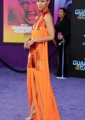 Zoe Saldana - 'Guardians of the Galaxy Vol. 2' Premiere in LA