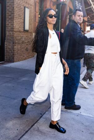 Zoe Saldana - Stepping out in New York