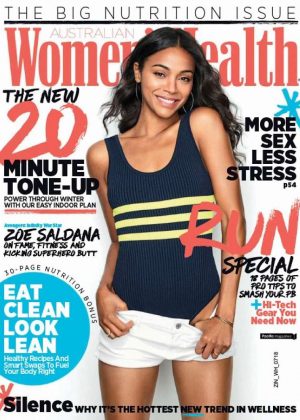 Zoe Saldana - Women's Health Australia Cover (July 2018)