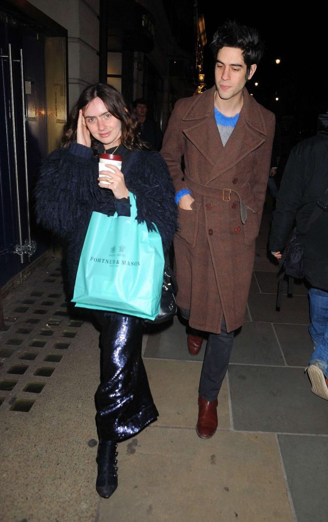 Zoe Sidel and Thomas Cohen out in London