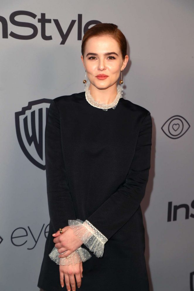 Zoey Deutch - 2018 InStyle and Warner Bros Golden Globes After Party in LA