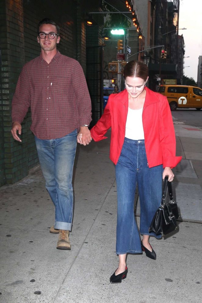 Zoey Deutch and boyfriend Dylan Hayes out in New York